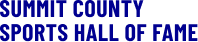 Summit County Sports Hall of Fame (header) title in blue text